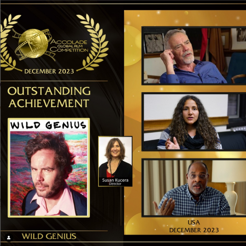 Wild Genius wins Outstanding Achievement award at Accolade Global Film Competition season