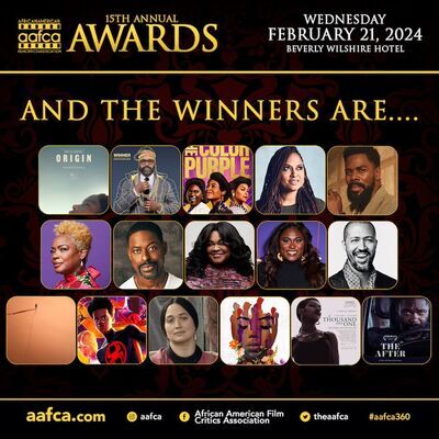 The 15th Annual AAFCA Awards Announces Award Recipients