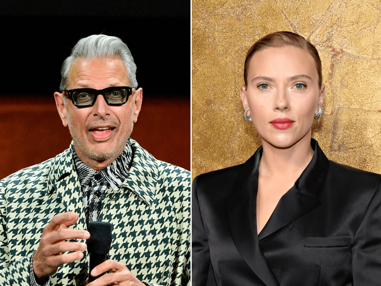 Jeff Goldblum Surprises Scarlett Johansson With Video Message Welcoming Her Into the ‘Jurassic’ Family: ‘Don’t Get Eaten! Unless You Want To’