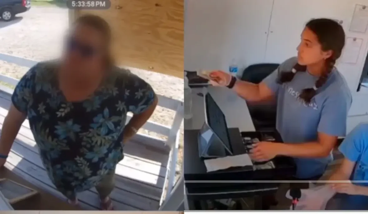 ‘Don’t Come Back!’: Grumpy ‘Karen’ Banished By Teen Worker After Cussing, Throwing Fit Over Refund for Snow Cone, Video Shows