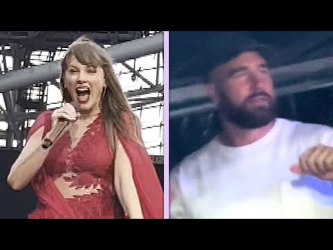 Travis Kelce Seemingly Surprises Taylor Swift at Eras Tour in Dublin