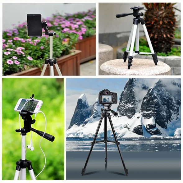 NA-3120 Phone Tripod Stand 40inch Universal Photography for Gopro iPhone Samsung Xiaomi Huawei Phone Aluminum Travel Tripode Par - Image 6