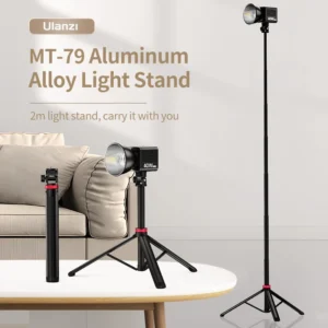 Ulanzi MT-79 Extendable Tripod with 1/4” Screw for DSLR Camera Smartphone Fill Light Microphone Tripod