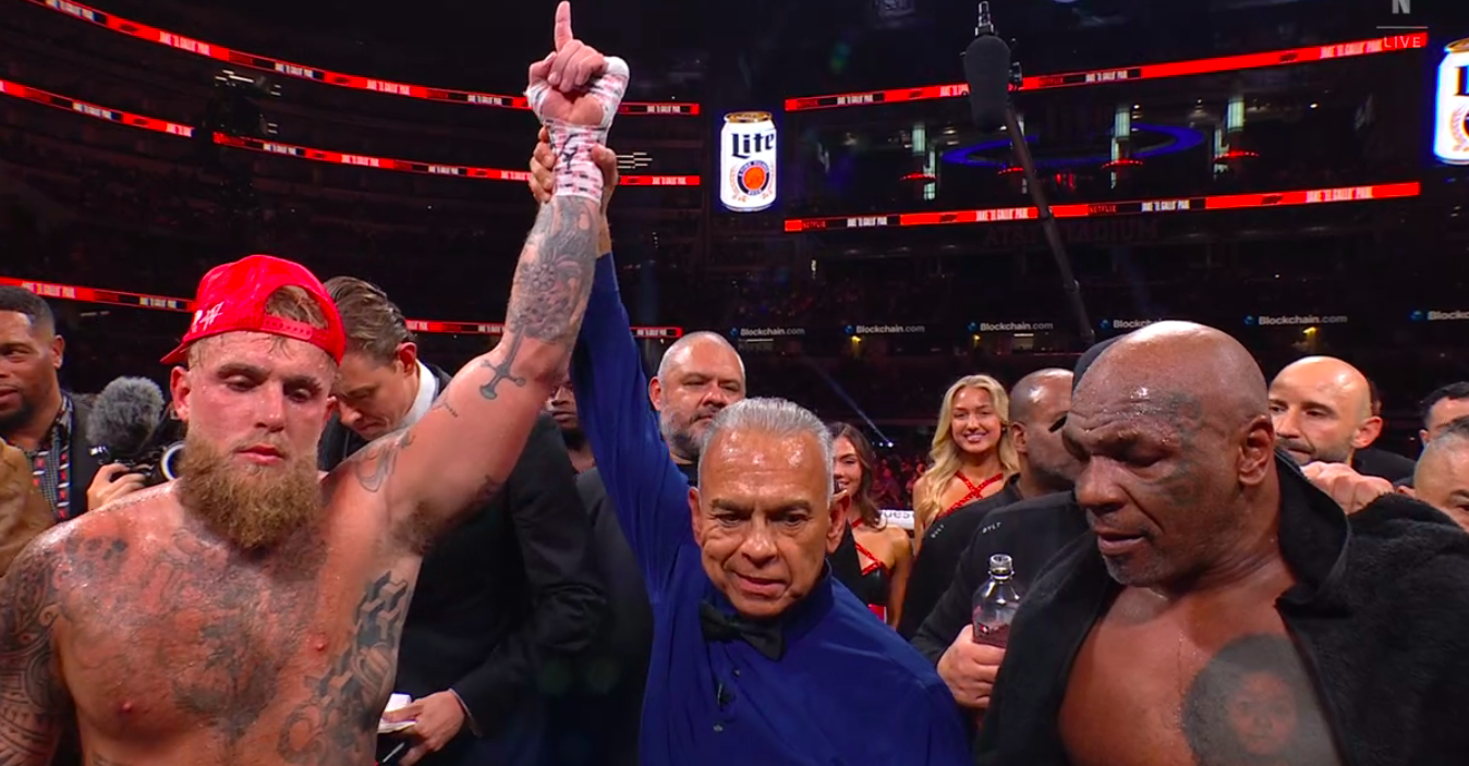 Jake Paul Wins Mike Tyson Fight; Netflix Rumble Lasts All Eight Rounds