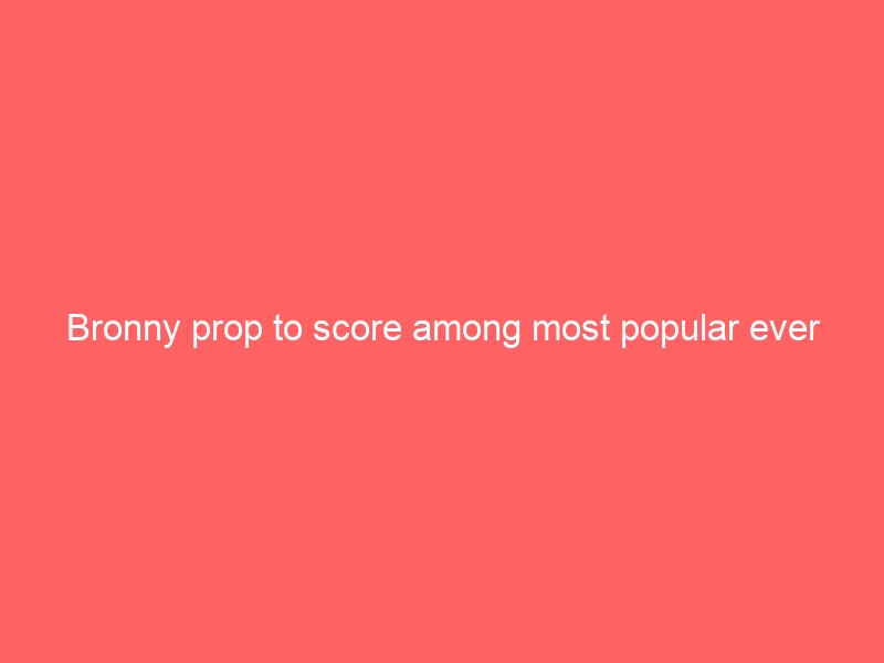 Bronny prop to score among most popular ever