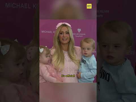 Paris Hilton Brings Phoenix and London to Their First Red Carpet #parishilton #shorts