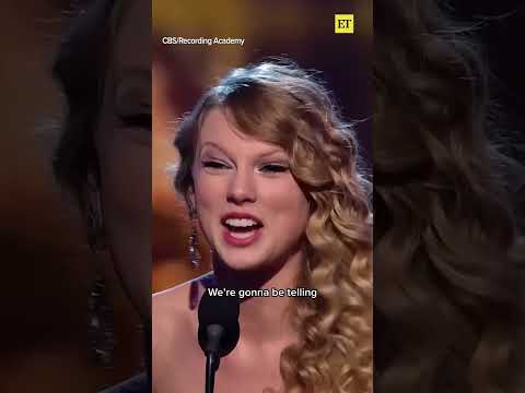 Taylor Swift Album of the Year Compilation #taylorswift #grammys #shorts