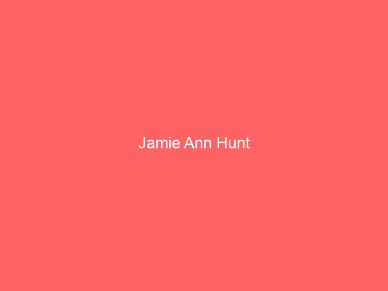 Jamie Ann Hunt