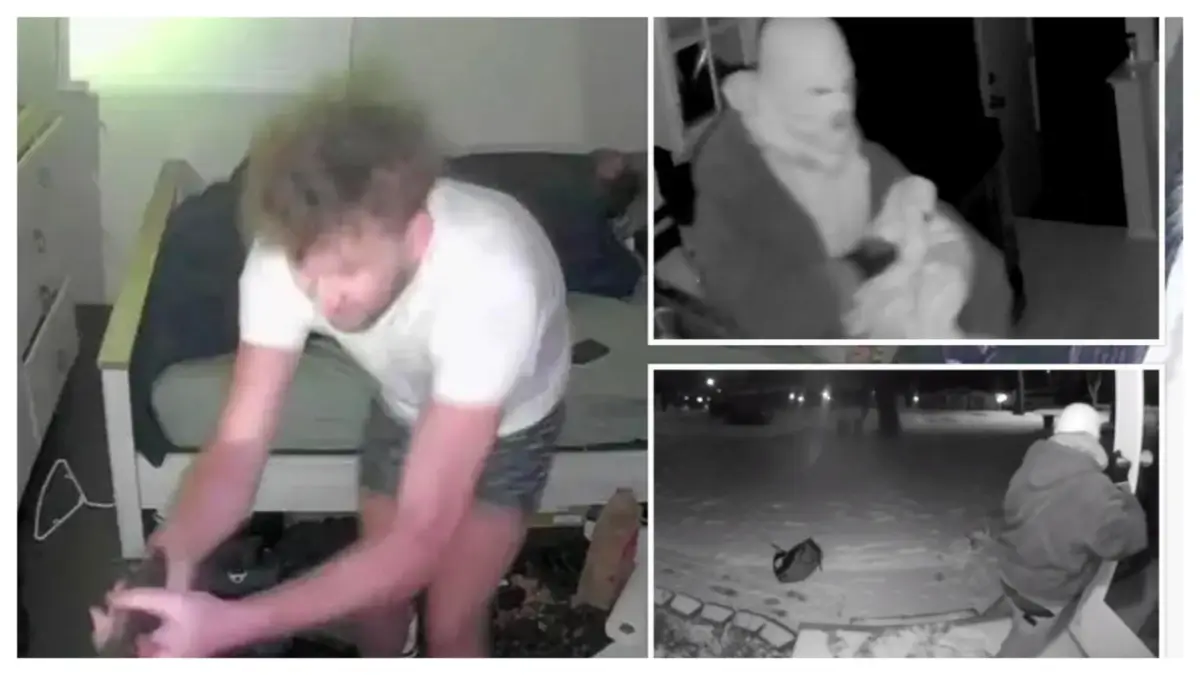 ‘My Foot’s Completely Shattered’: Surveillance Video Captures Moment Michigan Man Fights Off Home Invaders In Intense Shootout That Landed Him and His Girlfriend In a Hospital