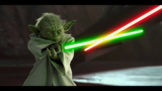 Star Wars Episode II – Attack of the Clones – Yoda VS Count Dooku – 4K ULTRA HD.