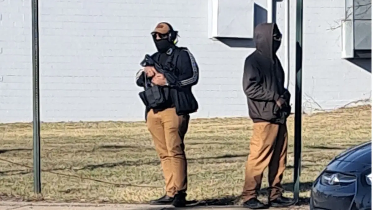 ‘We Are the Police’: Armed Citizen Patrols Vetting Drivers Spark Tensions In Ohio Town Two Weeks After White Supremacists Seized Highway Overpass with Racist Flags