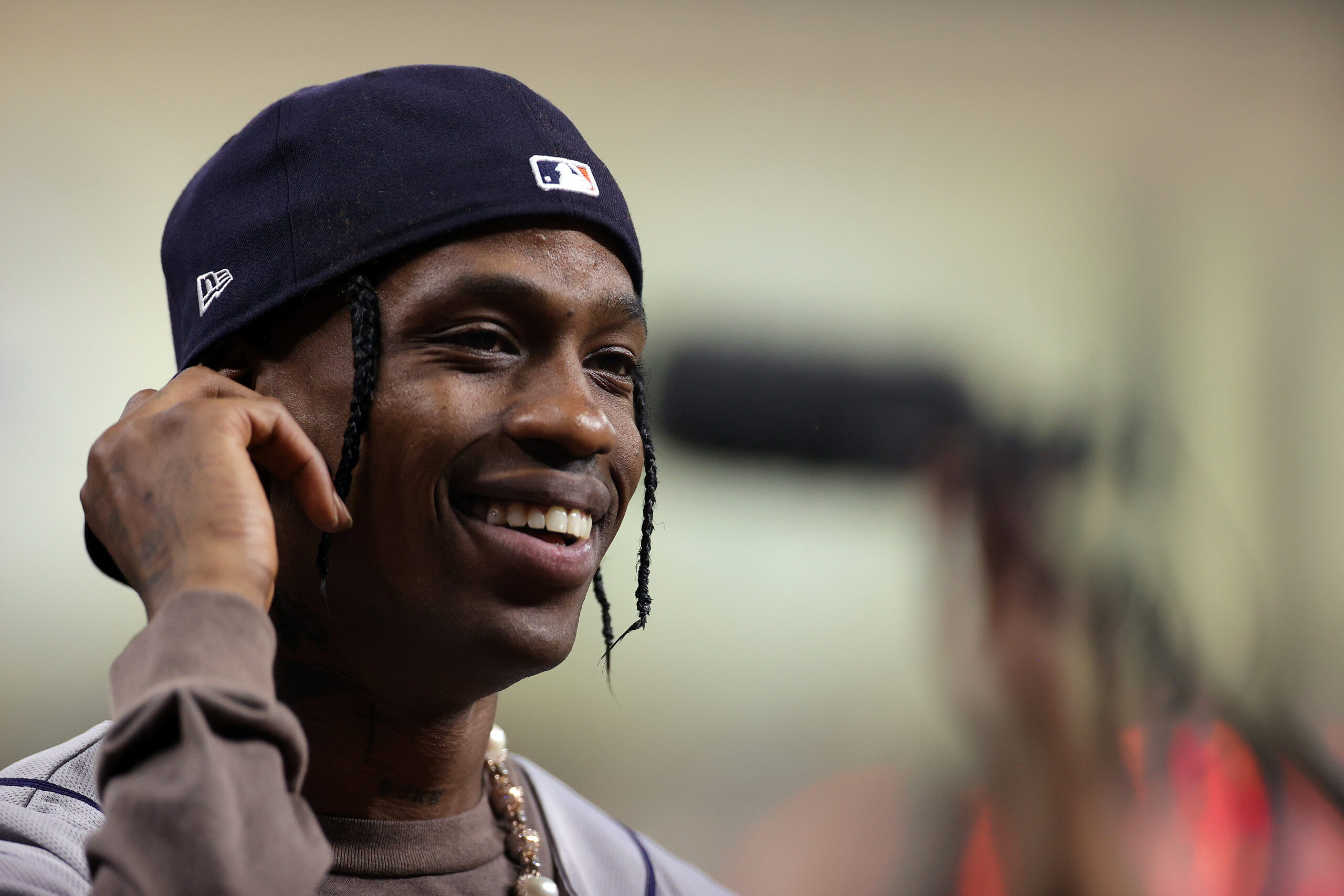 ‘Bro Lost His Job That Day’: Travis Scott Gets Snatched Up at NBA Game By Overzealous Security Guard Who Didn’t Recognize Who He Was