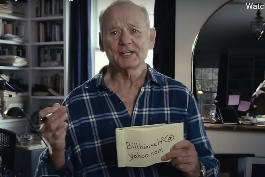 Bill Murray Super Bowl Ad Invites Fans to Email His Yahoo Address — And He’ll Respond With a Story