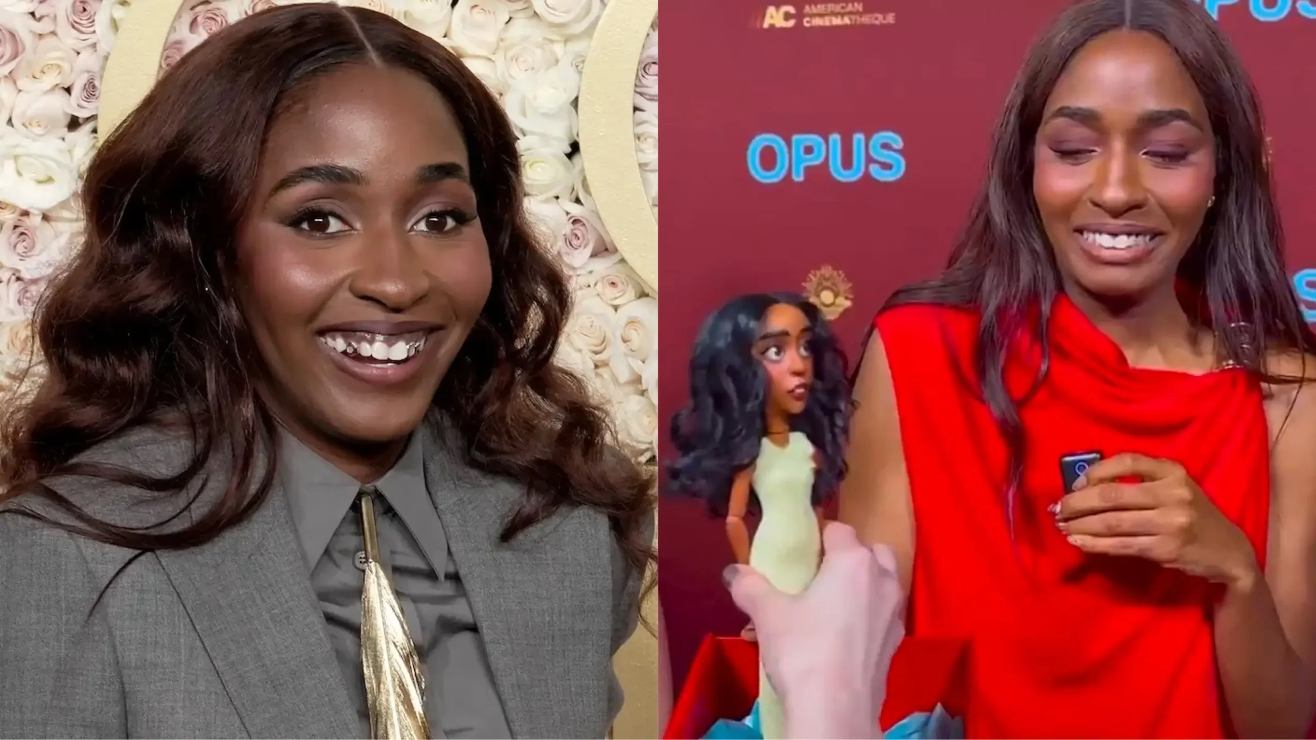 ‘We Don’t Play That!’: Social Media Erupts After Reporter Gifts Ayo Edebiri a ‘Voodoo Doll’ of Herself on the Red Carpet