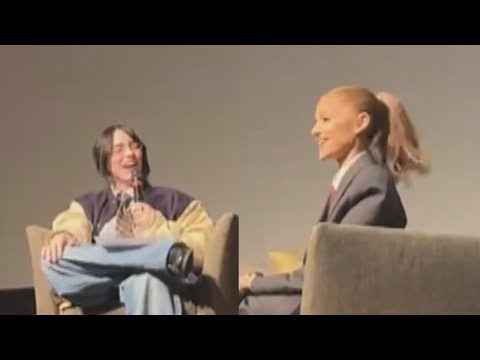 Billie Eilish GEEKS OUT Interviewing Ariana Grande