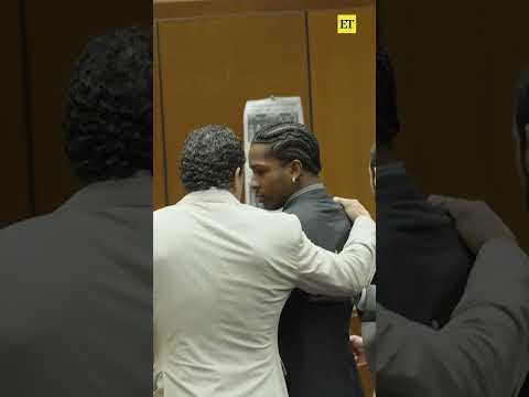 A$AP Rocky Reacts to Not Guilty Verdict #asaprocky #rihanna #shorts